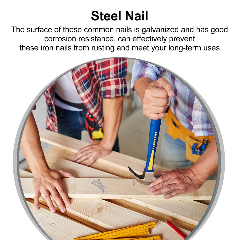 515 Pcs White Hanger Steel Nail Nails for Concrete Ap34114 Hardened eBay