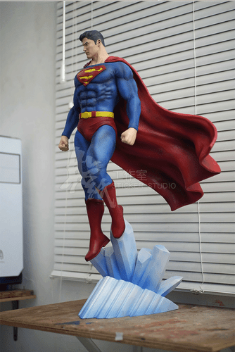 Superman DC Comic 3D Unpainted Figure Model GK Blank Kit New Hot Toy In Stock - Imagen 3 de 8