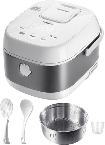 Eby Rice Cooker Rice Cooker Induction Heating, with Low Carb Rice Cooker Steamer 5.5 ...