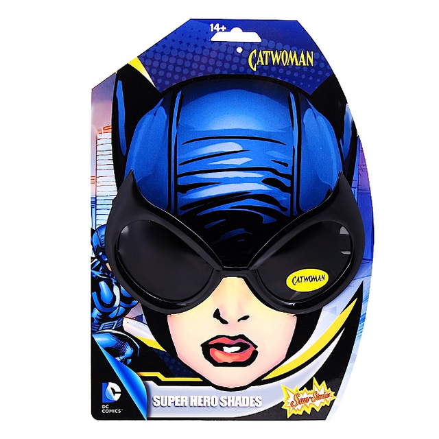 Catwoman Sunglasses Eye Glasses Mask Gag Gift Halloween DC Comics