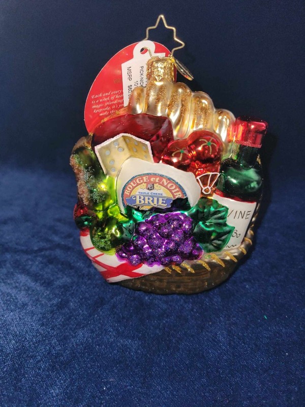 Christopher Radko PICK NICK FOR TWO! Ornament  2017 #1019579 5" NIB tag