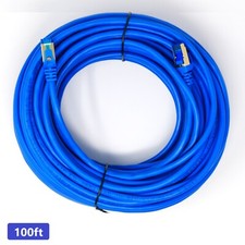 CAT 7 High-Speed Ethernet Cable - Blue, Round