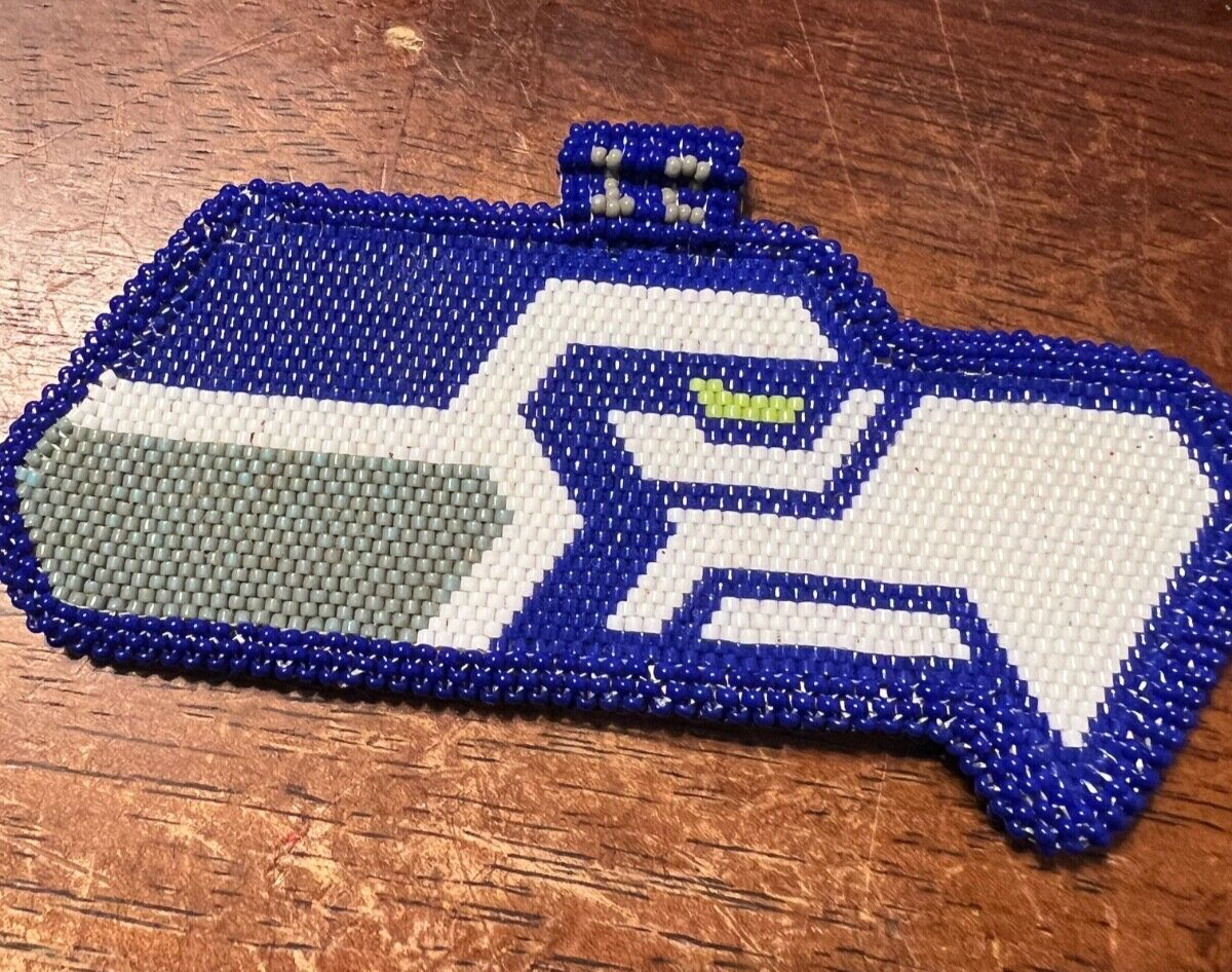 Seattle Seahawks handmade beaded belt buckle Photo by ??????????????? (@omarflymcnugget  main image 3