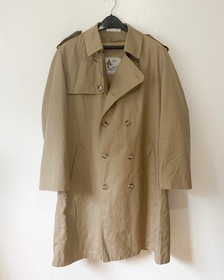 Vintage Trench Coat Double Breasted 