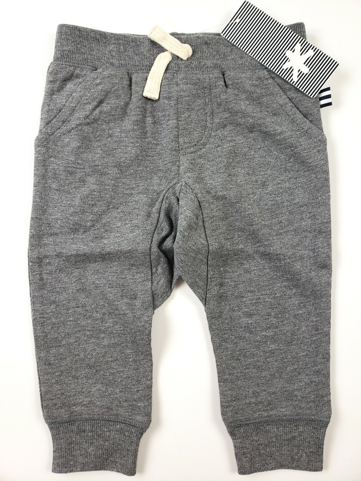 Splendid - Boys Baby French Terry Jogger W/ Drawstring Dark Heather Grey, 6/12 M