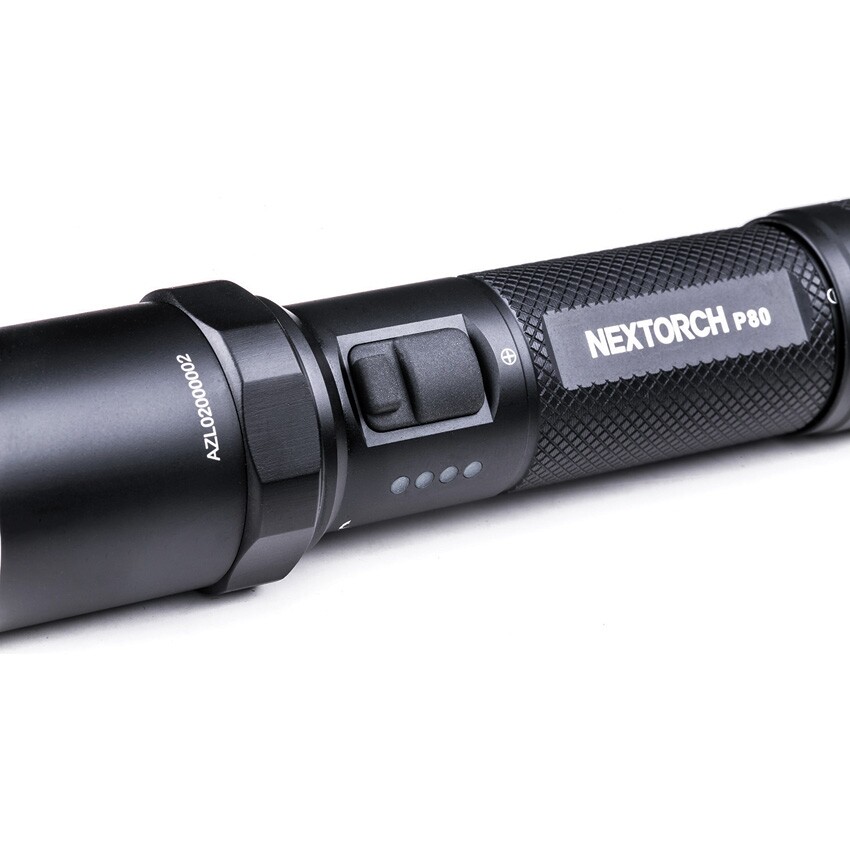 Lampe Torche Nextorch P8 Rechargeable - 1300 Lumens - LED - Noire - NEUVE
