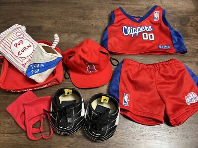 Build A Bear Sports BAB Angels Baseball Los Angeles Clippers Basketball Clothing