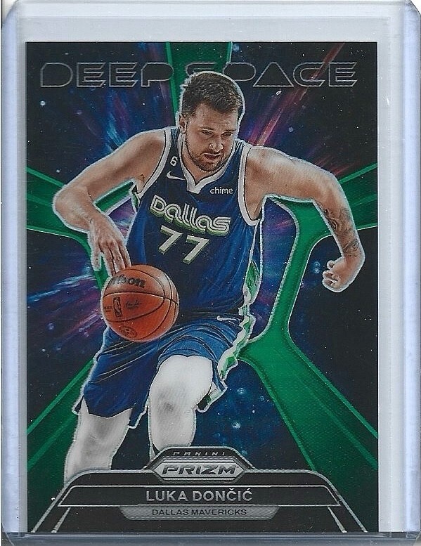 2023-24 PRIZM DEEP SPACE GREEN LUKA DONCIC #6
