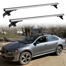 48" Car Top Roof Rack Crossbars Luggage Cargo Carrier Bike For VW Jetta MK6 GLI