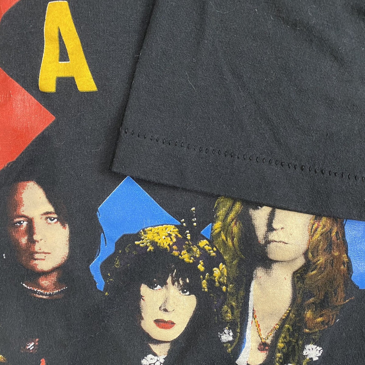 Heart Brigade World Tour 1990 Mens T-Shirt Black Vintage XL