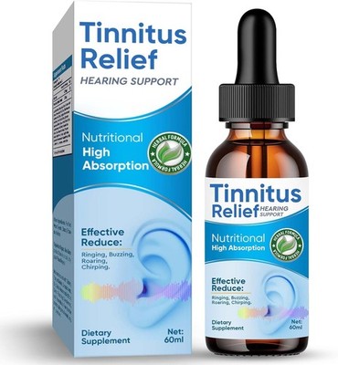 Tinnitus Relief, Natural, Soothes Ear Noise & Supports Ear Health