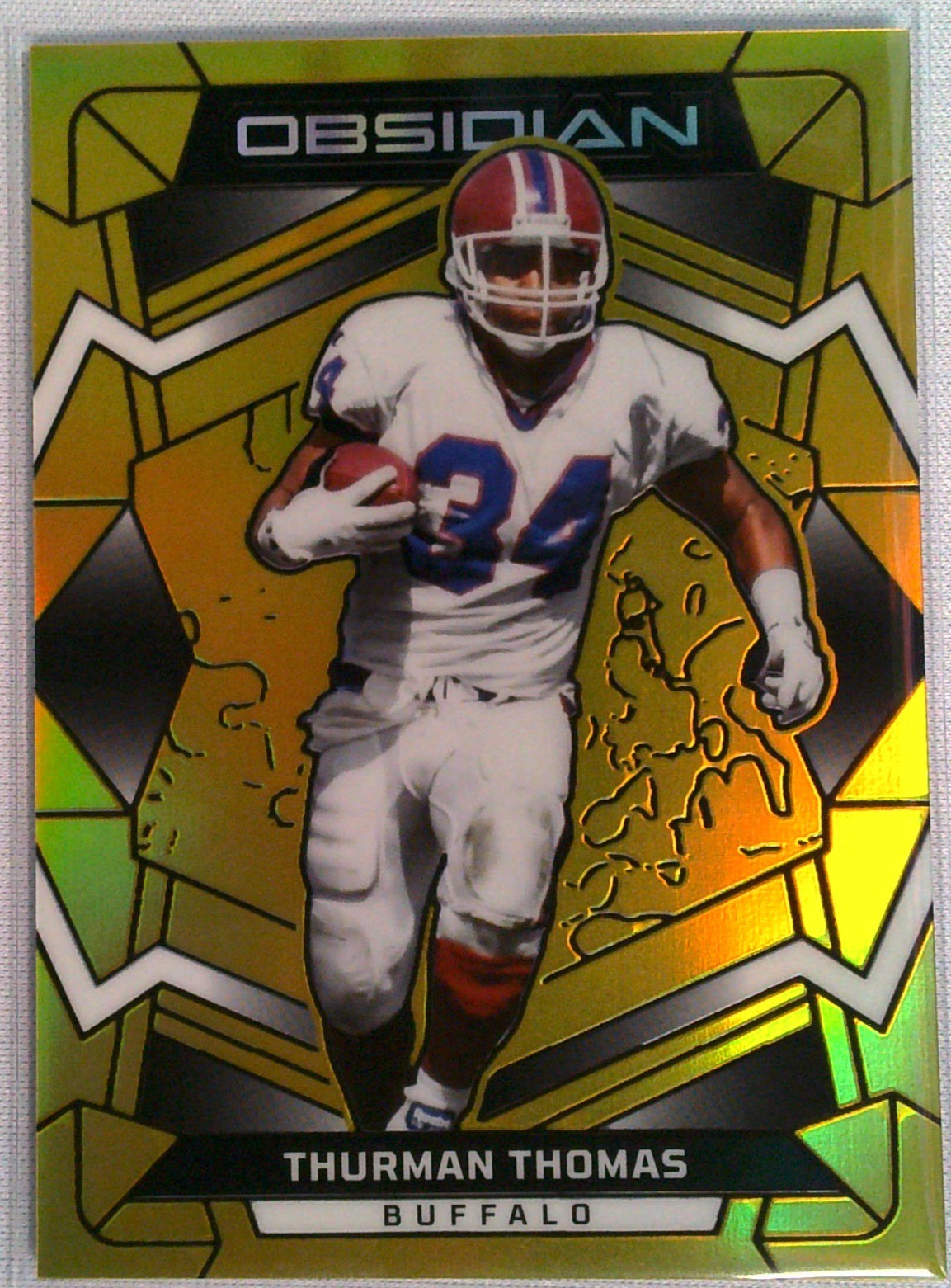 2026 Panini Obsidian #2 Thurman Thomas Gold /10 Buffalo Legend