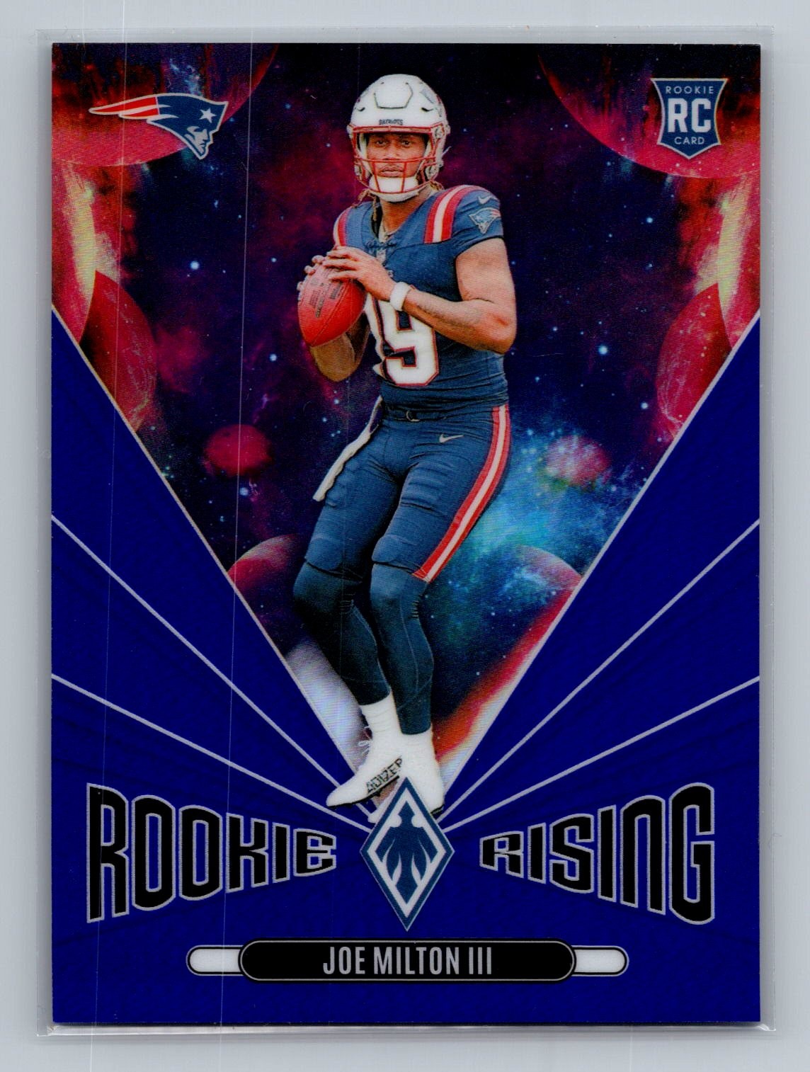 Joe Milton III 2024 Panini Phoenix #RR-JMN Rookie Rising Blue 01/50 RC