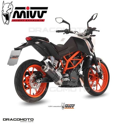 MIVV 390duke　マフラー Full exhaust KTM 390 DUKE 2013 2014 MIVV Gp Carbon | eBay