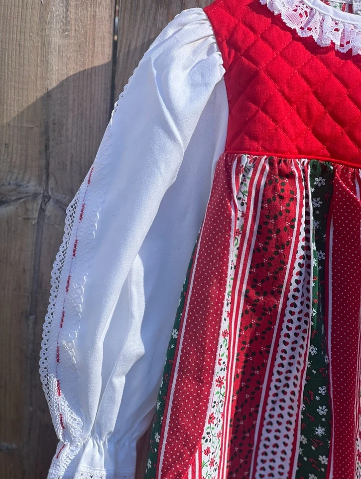 Vintage Christmas Sears Dress - Image 4 of 4