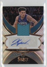 2024-25 Panini Select Rookie Jersey 50/199 KJ Simpson Jr #RJA-KJJ Auto 1s2h