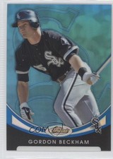 2010 Topps Finest Blue Refractor 4/299 Gordon Beckham #114 0a1