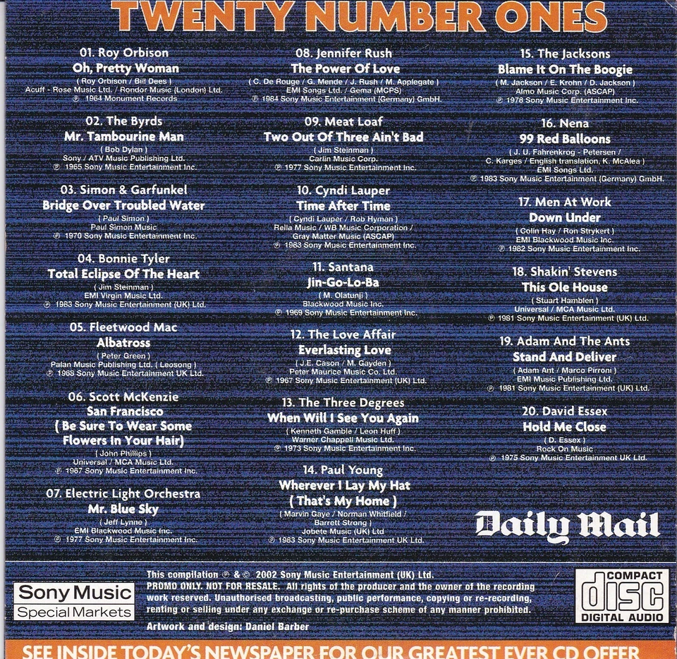 TWENTY NUMBER ONES - Bild 2 von 3