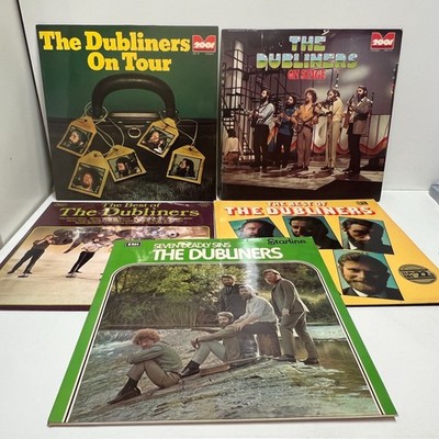 5 x LP The Dubliners - On Tour On Stage Best of ... - GUT   #288