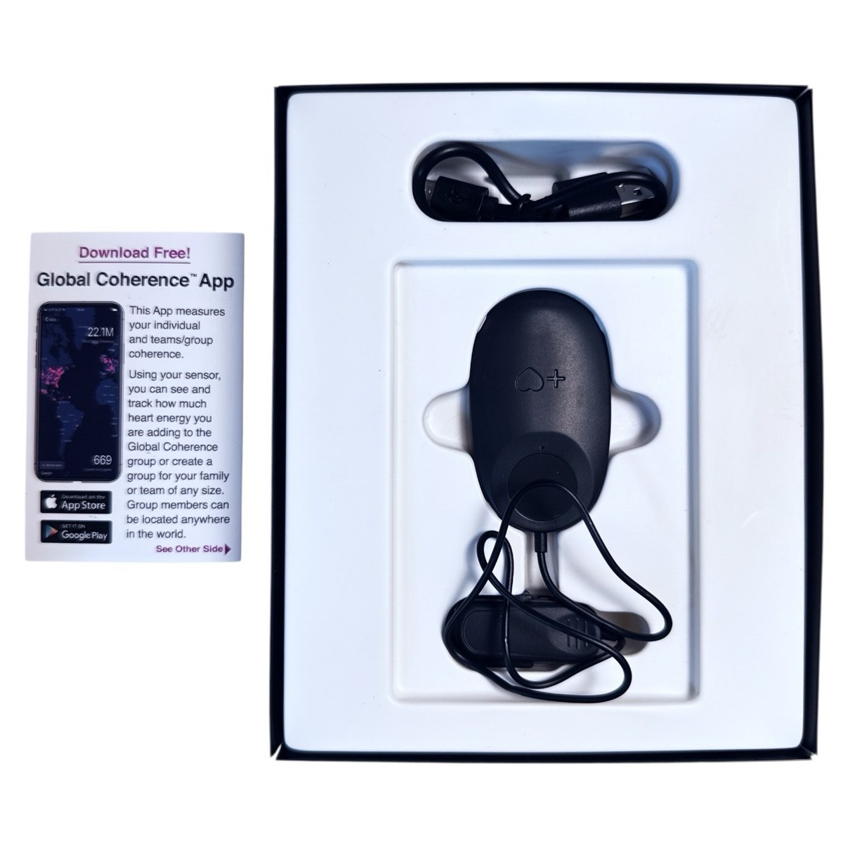 HeartMath Inner Balance Bluetooth Personal Stress Reliever for