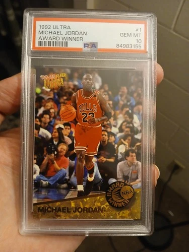 1992-93 Fleer Ultra Award Winner Michael Jordan #1 PSA 10