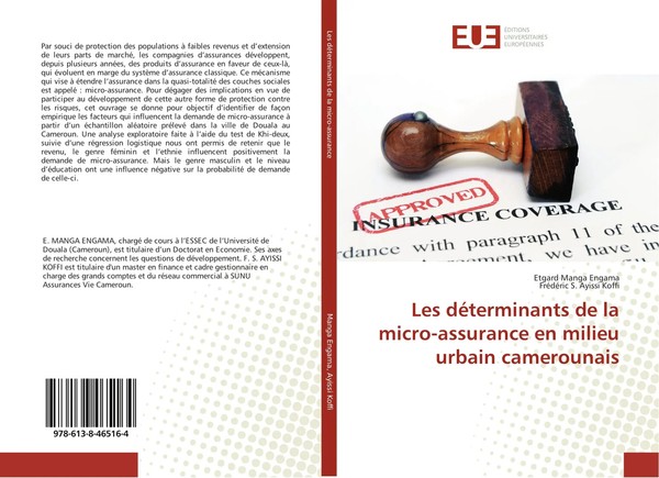 Etgard Manga Engama (U. A.) | Les DéTerminants De La Micro-Assurance En...-image