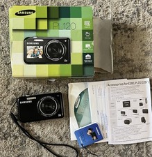 Samsung PL Series PL120 14.2MP Digital Camera Black AS IS Parts or Repair