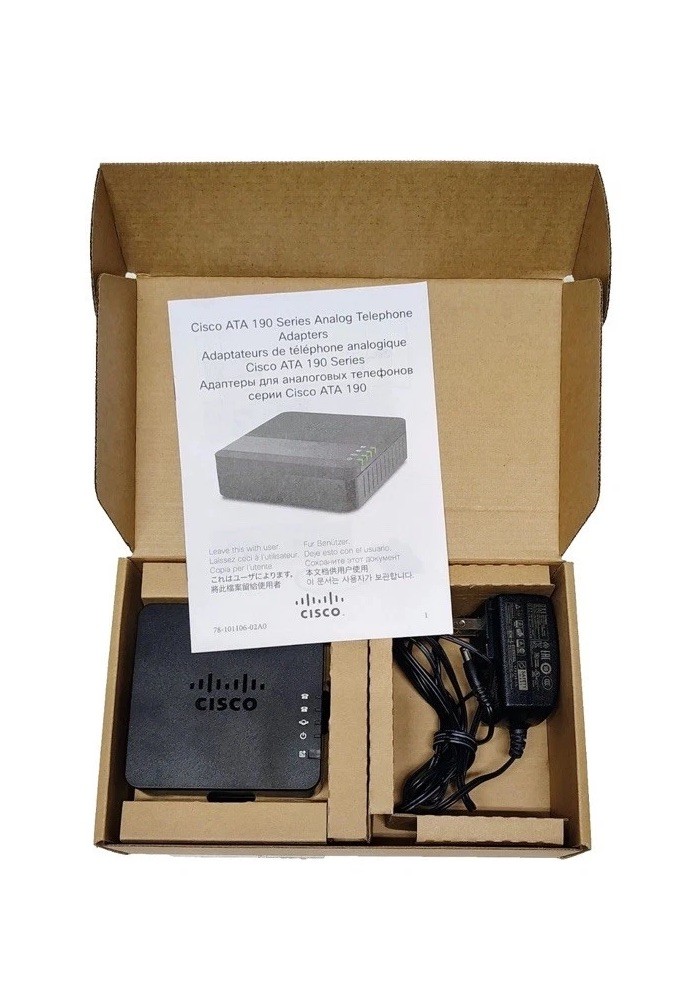Cisco ATA191-K9 2-Port Analog Telephone Adapter V03 - Brand NEW | eBay