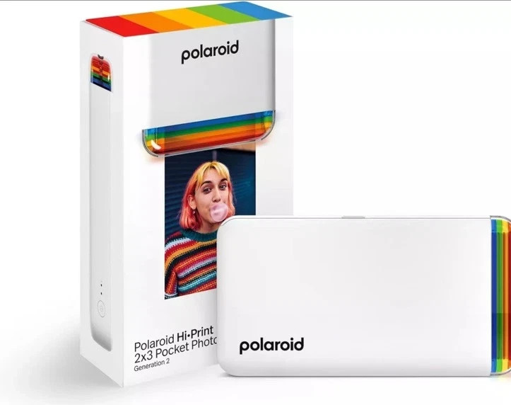 Polaroid - Hi-Print 2x3 Pocket Photo Printer Generation 2 - White