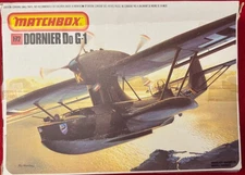 Matchbox Dornier Do G-1/V-2 1/72 Scale Model Kit #409