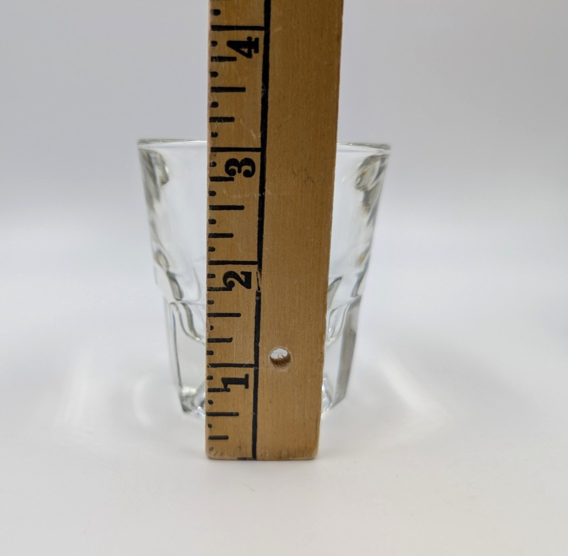 Set of 4 Vintage Libbey Dura tuff Bar Glasses Double Shot 4 oz Heavy Duty Glass