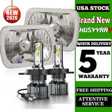 7x6"inch LED Headlights Hi-Lo DRL Sealed 5X7" FOR International 4700 4900 8100
