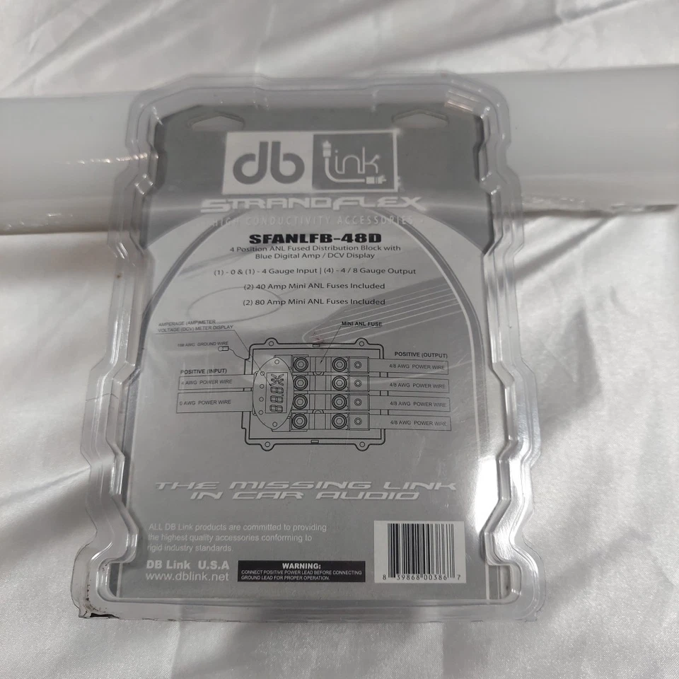 New DB Link SFANLFB-48D 4 Position ANL Fused Distribution Block New - Image 3 of 4