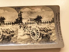 Keystone Stereoview Photo Public Water Cart Jalisco Mexico