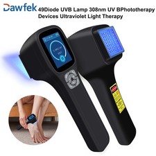 3400mAh 308nm UVB Handheld Phototherapy Device with DC Charging Port for Home