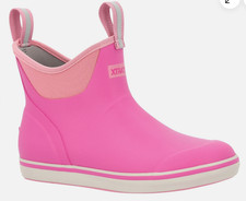 XTRATUF WOMEN'S 6" ANKLE DECK BOOTS XWAB-402 PINK ALL SIZES