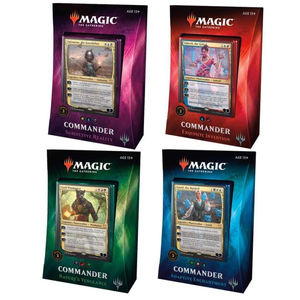 マジック: ザ・ギャザリング - コマンダー 2018 - アダプティブエンチャントメント MTG Magic the Gathering - Commander 2018 Deck - Adaptive