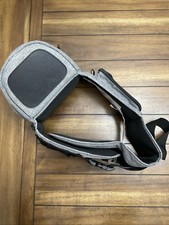 TushBaby Hip Seat Baby Carrier Adjustable Belt Pockets Gray Excellent Condition