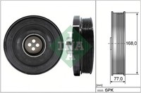 1X INA 544 0130 10 Riemenscheibe Kurbelwelle FüR BMW