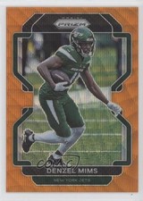 2021 Panini Prizm Orange Wave Prizm 29/60 Denzel Mims #85 6x0