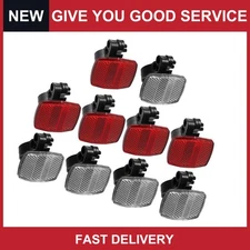 Universal Bicycle Front Rear Reflector Kit Mountain Bike Reflectors Pack of 10