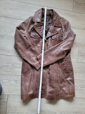 Maria Bellesi Echt Lederblazer Lederjacke Blazer Jacke Braun Gr. 42