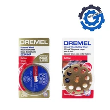 SET OF 2 NEW Dremel Max Life EZ545HP 1-1/2" Diamond EZ544 WOOD Cutting Wheel