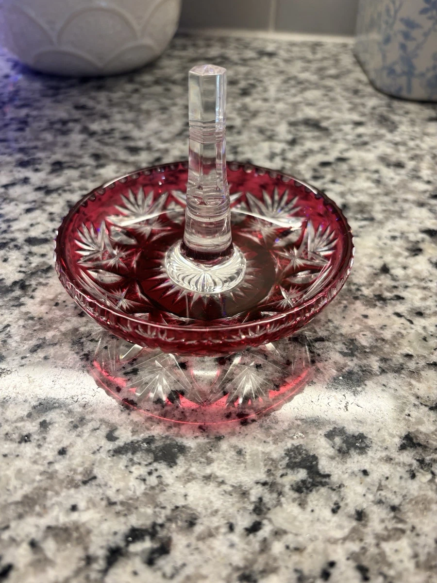 フェントン　アンティーク　ガラス　小物置き　レッド Fenton Ring Holder for sale | eBay