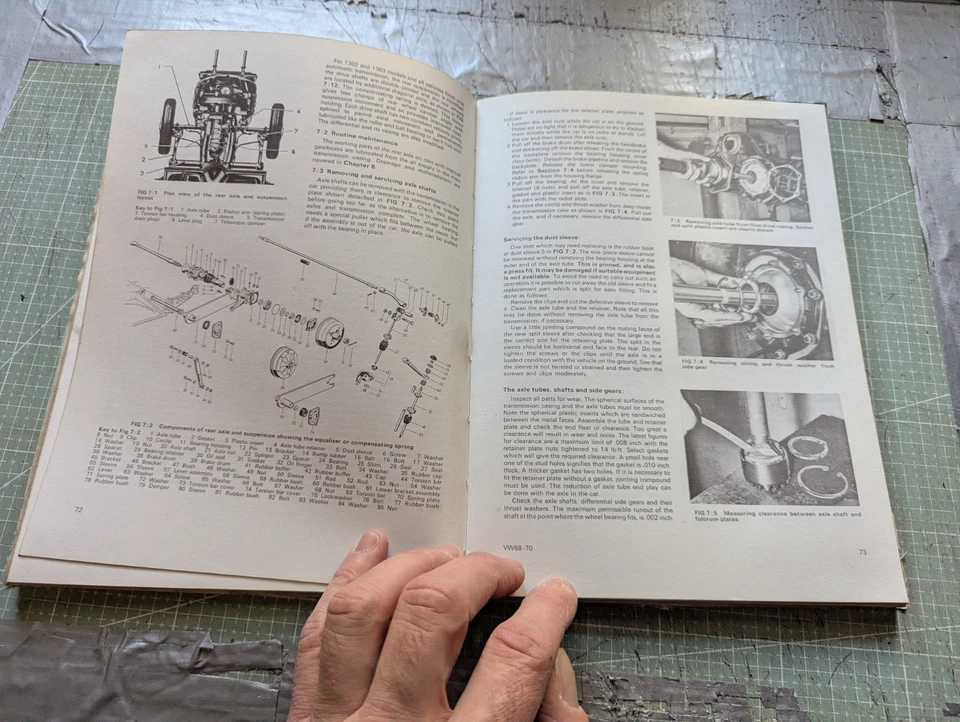 VW Beetle 1200, 1300, 1302, 1303, 1500, 1600, & Karmann-Ghia Workshop Manual - Image 4 of 4