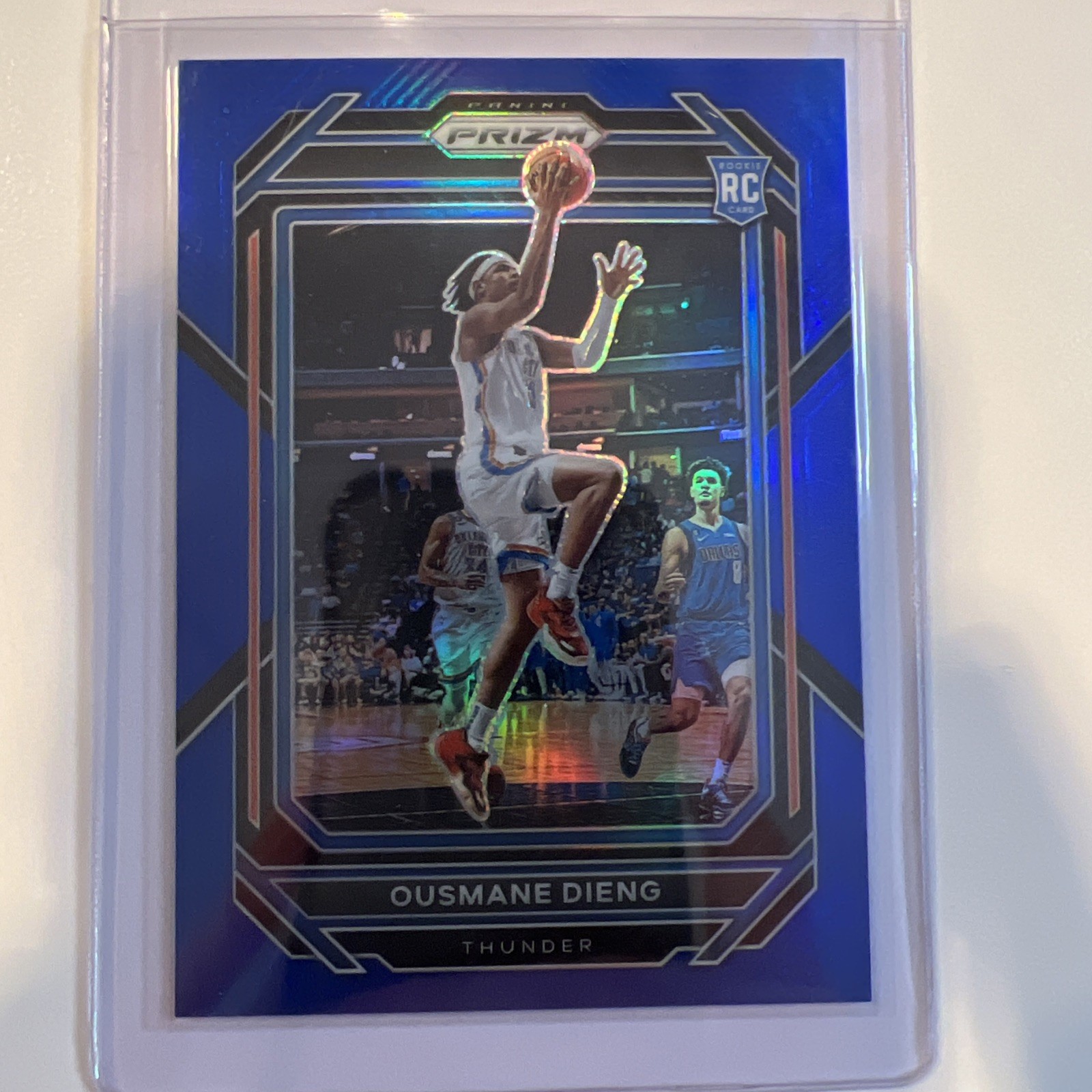 2022-23 Panini Prizm Blue Prizm 12/199 Ousmane Dieng #224 Rookie RC Ready