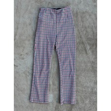 Free People Rudy Flared Houndstooth Stretch Trouser Pants Women  s Size 0