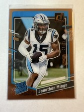 2023 Panini Clearly Donruss - Rated Rookie Jonathan Mingo #69 Orange /75 (RC)