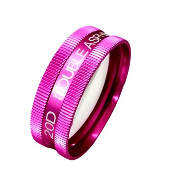 20D Double Aspheric / 20D Ophthalmic Diagnostic Lens Pink & Free Shipping