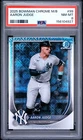 156104927 Aaron Judge 2025 Bowman Chrome Mega Box #99 Mojo Refractor PSA 8